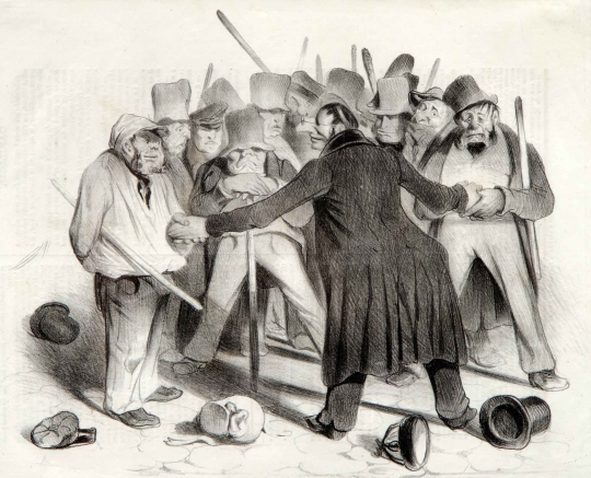 Je Suis Content De Vous, Mes Braves, by Honore Daumier