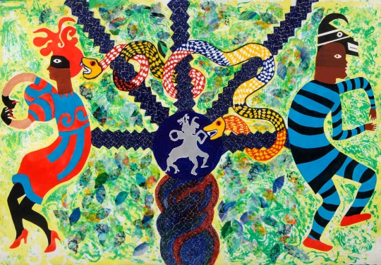 Adam and Eve by Miriam Schapiro